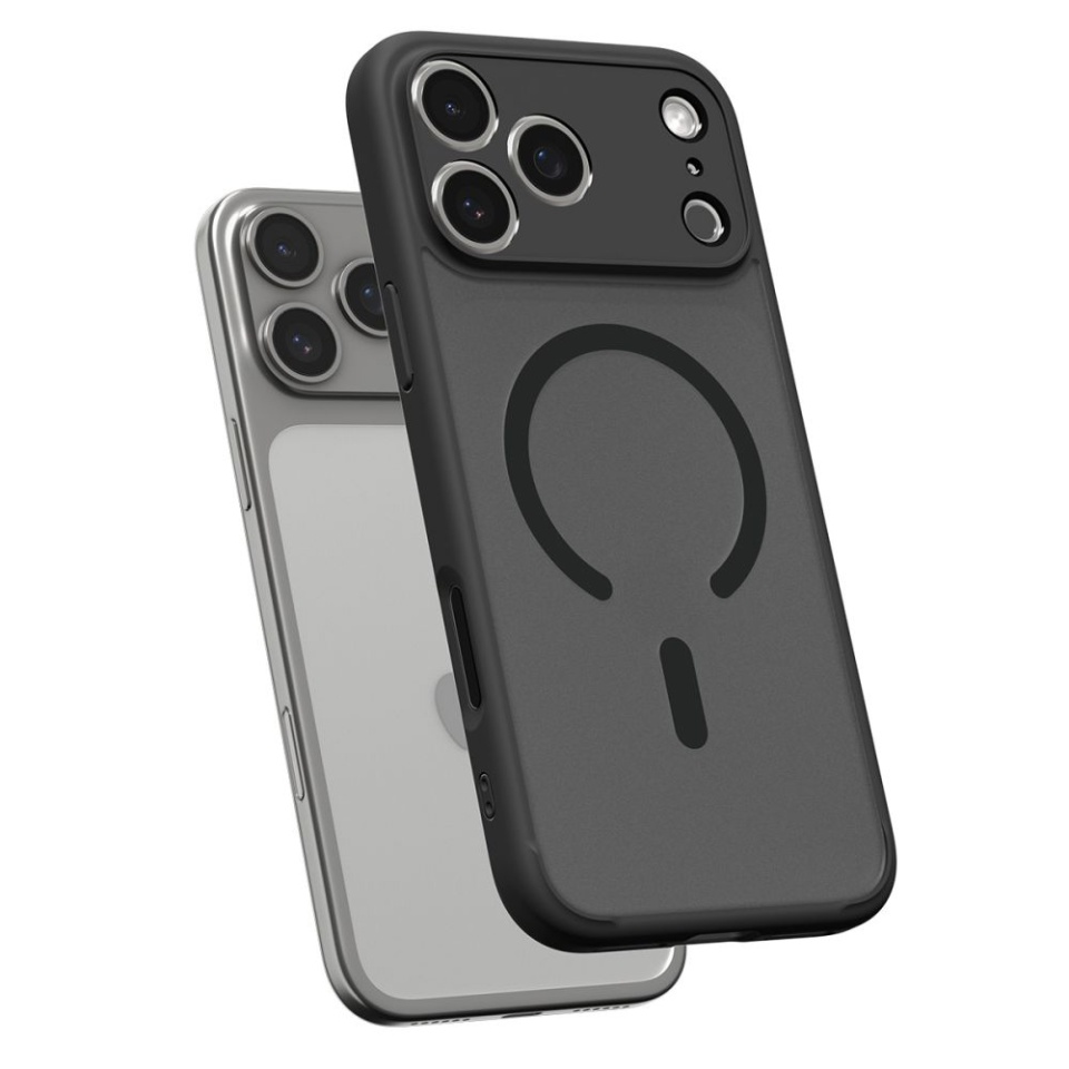 Husa pentru iPhone 17 Pro, Ultra Hybrid T MagSafe, Spigen, Cenusiu - 3 | YEO