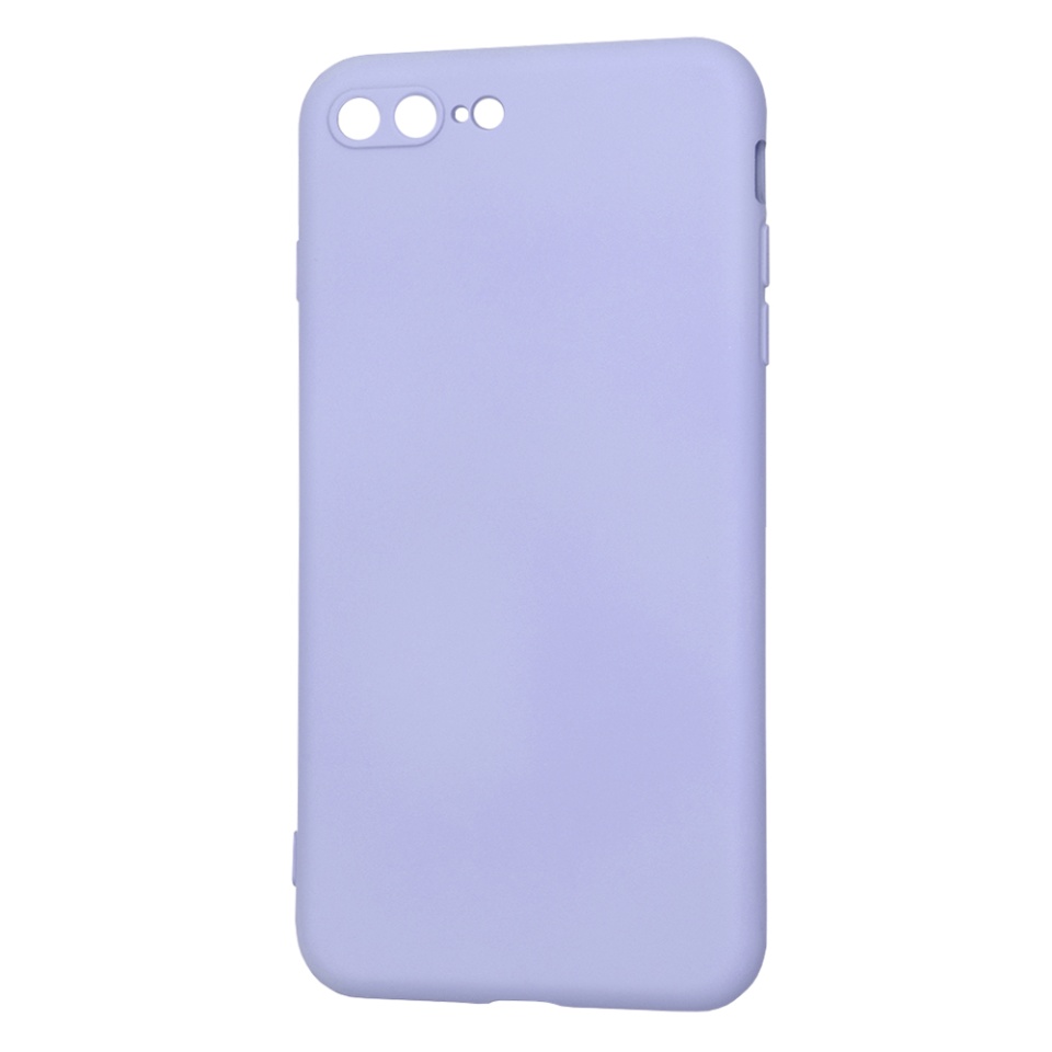 Husa pentru iPhone 8 Plus / 7 Plus din Silicon Catifelat, Protectie Premium, Skyddar SoftElegance - Violet - 3 | YEO