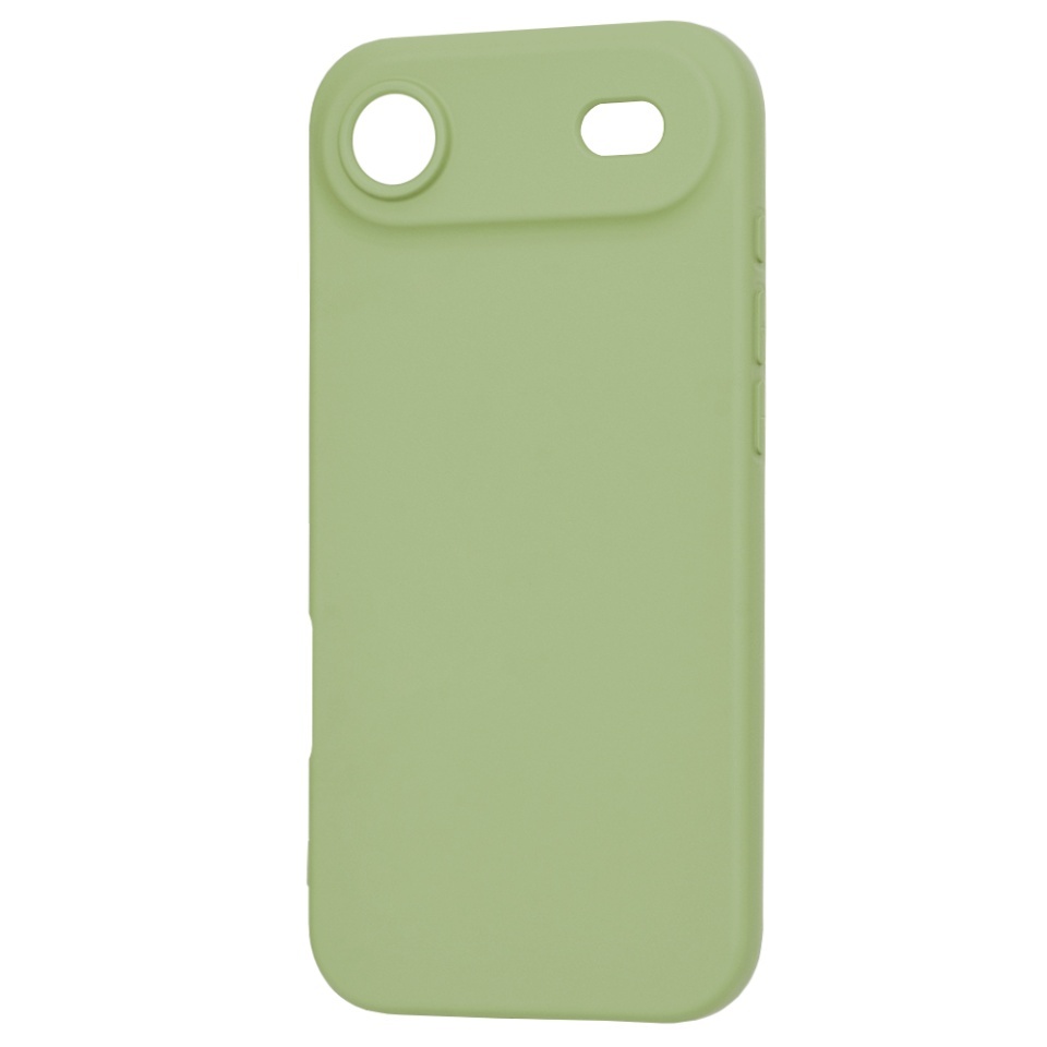 Husa pentru iPhone Air, SKYDDAR INNOVATION, din Silicon Catifelat, SoftFlex Magsafe, set cu sticker, Verde - 1 | YEO