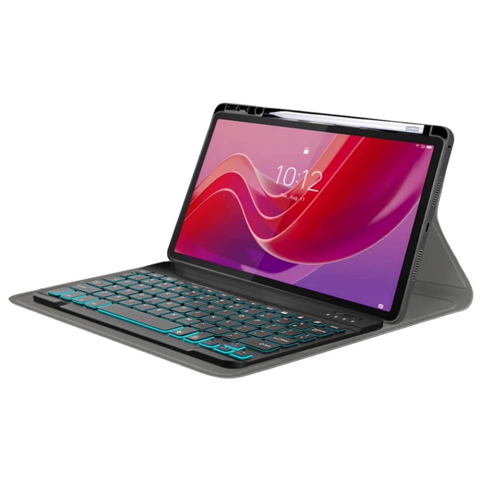 Husa pentru Lenovo Tab M11 cu Tastatura Bluetooth si Protectie 360°, SKDR DuoSmart Cover - Negru - 3 | YEO