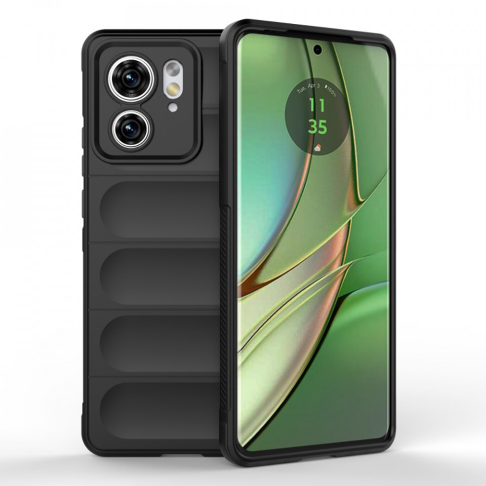 Husa pentru Motorola Edge 40 / Edge (2023) eleganta, din silicon mat, SKDR Vogue - Negru