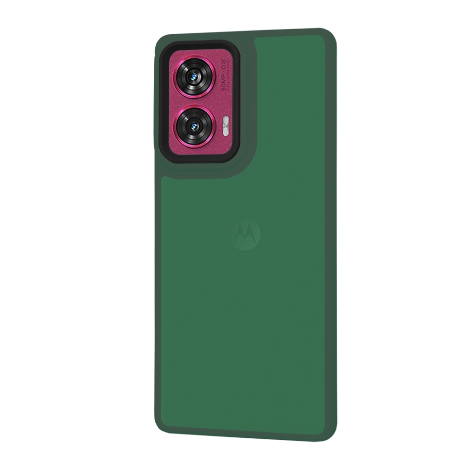 Husa pentru Motorola Edge 50 Fusion, ce Absoarbe Cele mai Aspre Socuri, Skyddar Frosted - Verde inchis - 2 | YEO