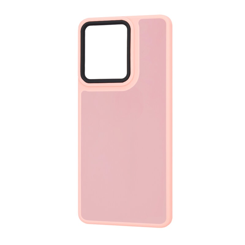 Husa pentru Motorola Edge 50 Pro, ce Absoarbe Cele mai Aspre Socuri, Skyddar Frosted - Roz - 3 | YEO