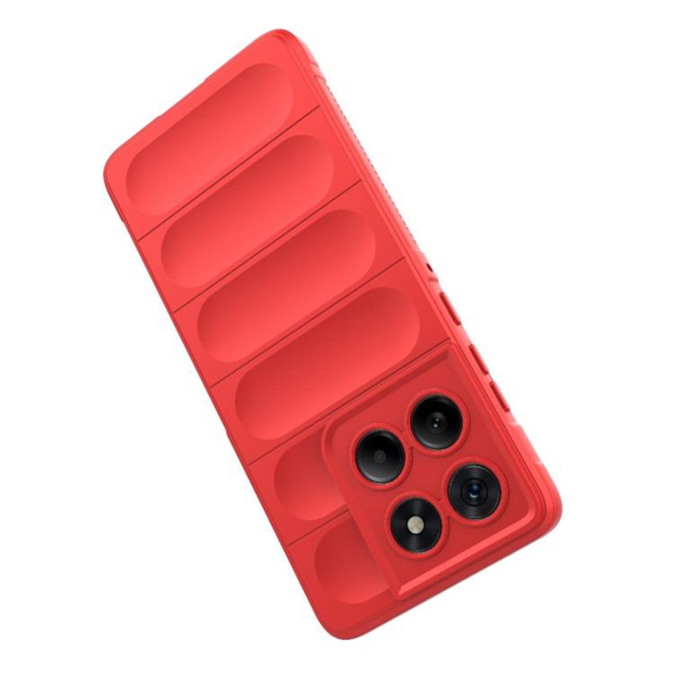 Husa pentru Motorola Edge 60 Fusion / Edge 60, SKYDDAR INNOVATION, Magic Shield, din Silicon Mat, set cu sticker, Bleu - 2 | YEO