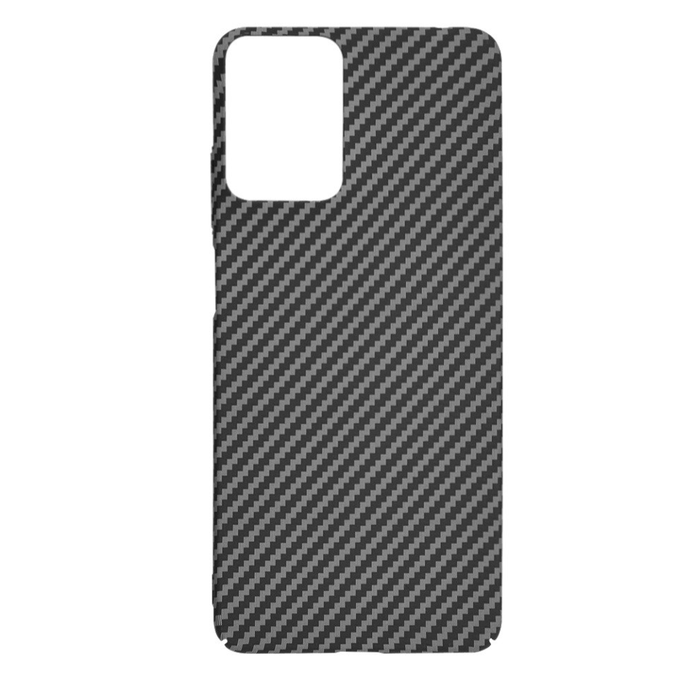 Husa pentru Motorola Moto G04 / Moto G24 / Moto G04s / Moto E14, SKYDDAR INNOVATION, textura carbon, Carbonite FiberShell, set cu sticker, Negru, - 3 | YEO