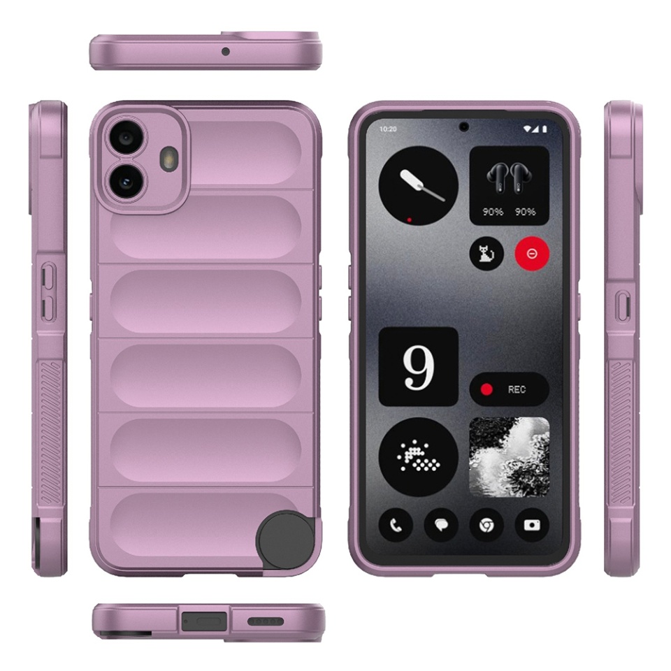 Husa pentru Nothing CMF Phone 1 eleganta, din silicon mat, SKDR Vogue - Mov - 1 | YEO