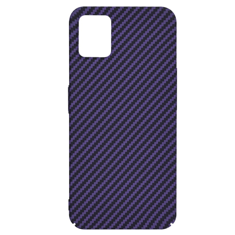 Husa pentru Nothing Phone (1), SKYDDAR INNOVATION, textura carbon, Carbonite FiberShell, set cu sticker, Mov, - 3 | YEO