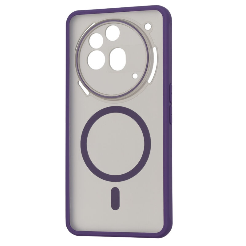 Husa pentru Nothing Phone (3a) Pro, SKYDDAR INNOVATION, Frosted MagSafe, Antisoc, set cu sticker, Mov deschis - 3 | YEO