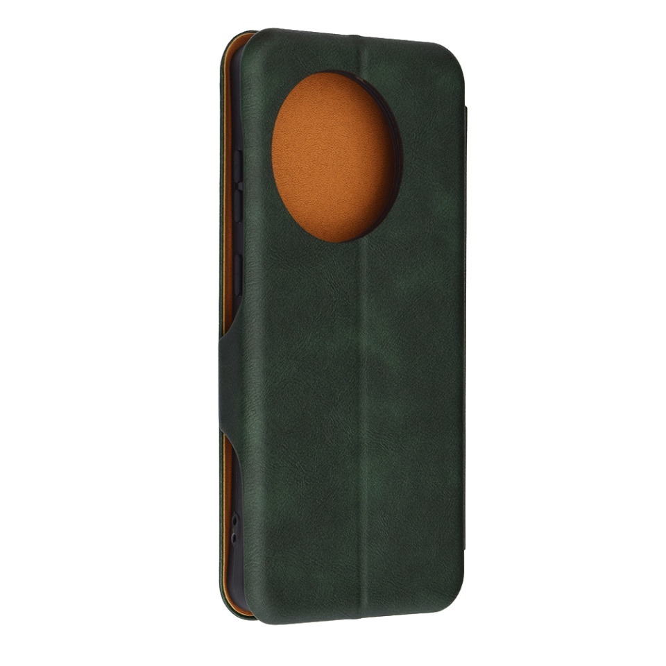 Husa pentru OnePlus 13R, SKYDDAR INNOVATION, Pocket Safe, tip carte din Piele Ecologica, Suport Carduri, Inchidere Magnetica, set cu sticker, Verde - 1 | YEO