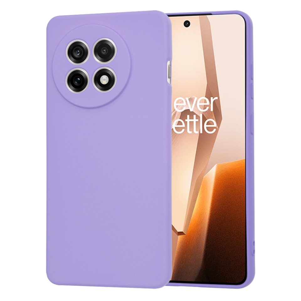 Husa pentru OnePlus 13R, SKYDDAR INNOVATION, SoftElegance din Silicon Catifelat, set cu sticker, Violet