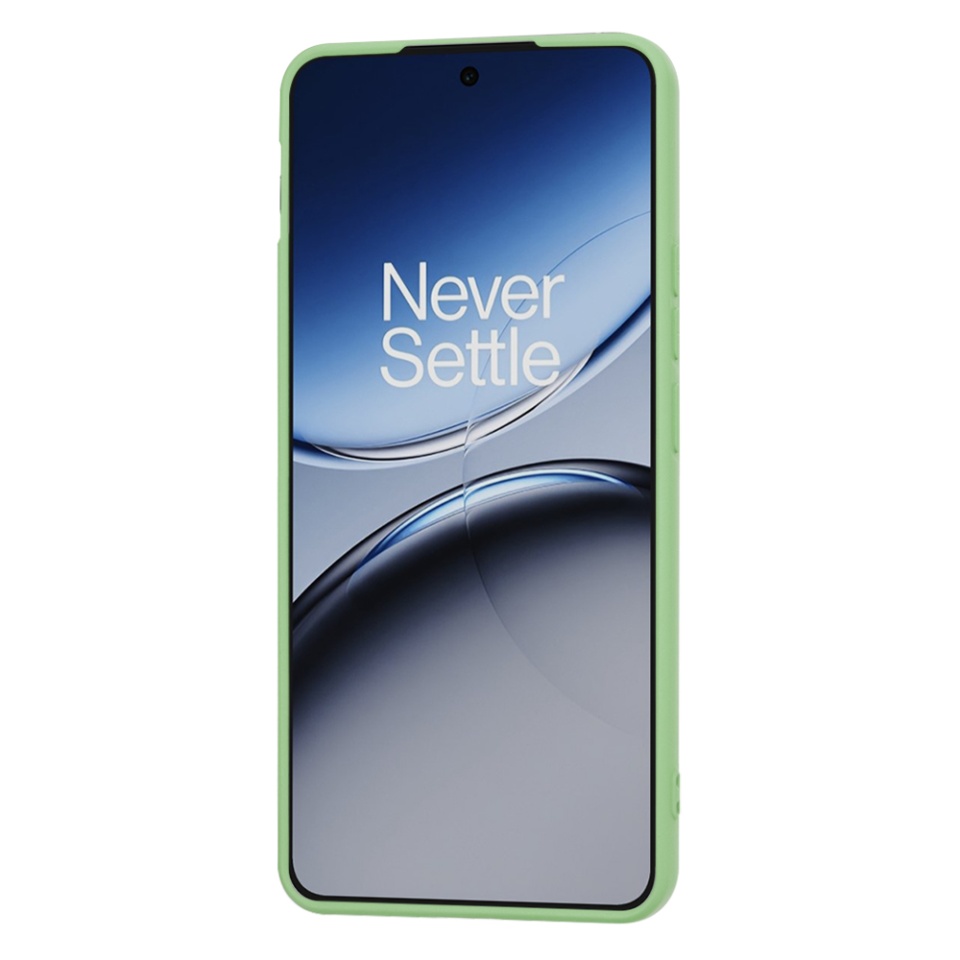 Husa pentru OnePlus Nord 4 din Silicon Catifelat, Protectie Premium, Skyddar SoftElegance - Verde deschis - 1 | YEO