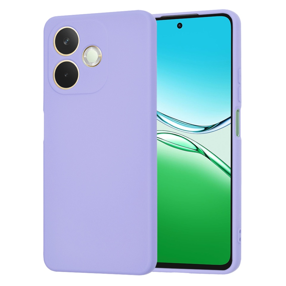Husa pentru Oppo A5 Pro 5G / A5 Pro 4G, SKYDDAR INNOVATION, din Silicon Catifelat, SoftElegance , Violet, set cu sticker