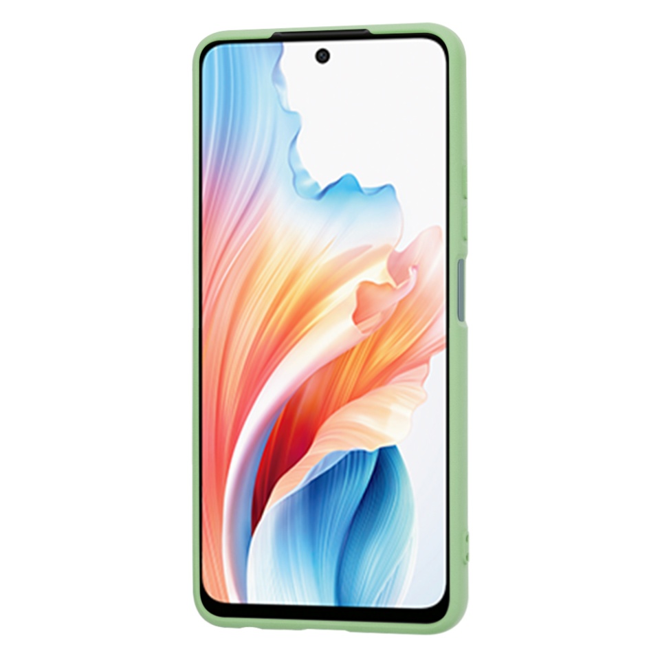 Husa pentru Oppo A79 5G / OnePlus Nord N30 SE din Silicon Catifelat, Protectie Premium, Skyddar SoftElegance - Verde deschis - 1 | YEO