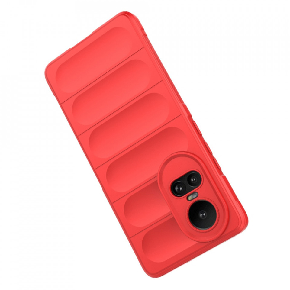 Husa pentru Oppo Reno10 / Reno10 Pro eleganta, din silicon mat, SKDR Vogue - Rosu - 2 | YEO