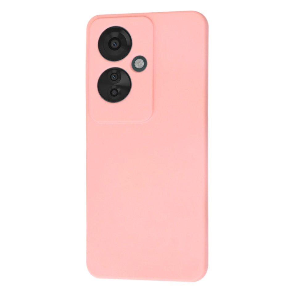 Husa pentru Oppo Reno11 F, SKYDDAR INNOVATION, din Silicon Catifelat, SoftElegance, set cu sticker, Roz - 2 | YEO