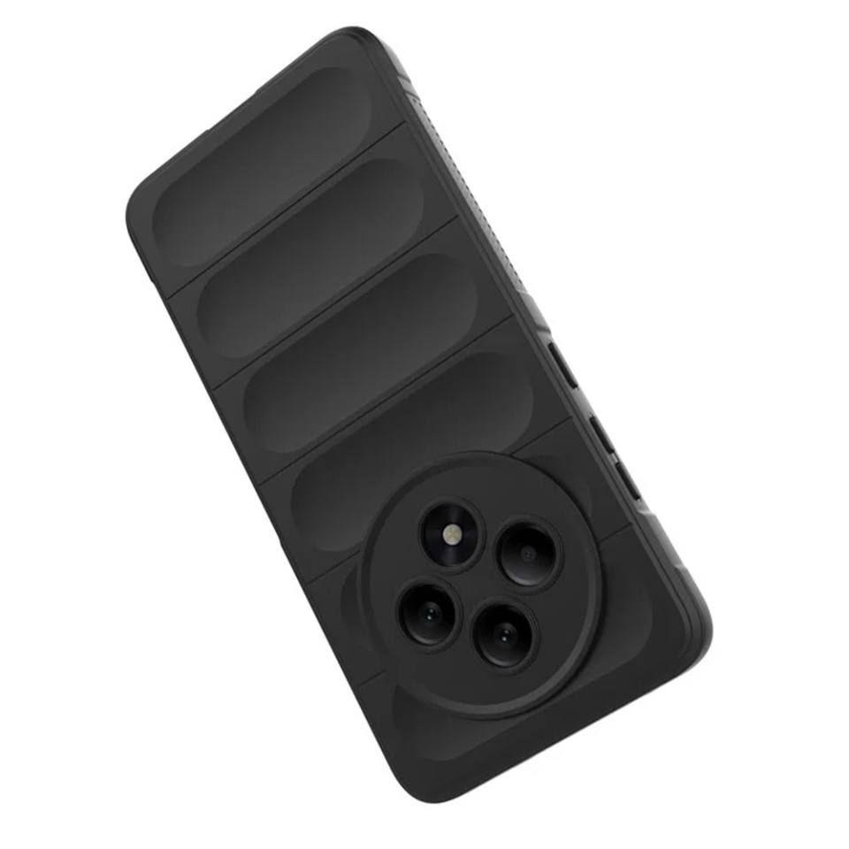 Husa pentru Oppo Reno12 F 4G, SKYDDAR INNOVATION, Vogue din Silicon Mat, set cu sticker, Bleu - 3 | YEO