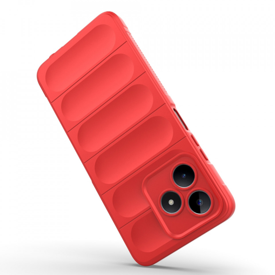 Husa pentru Realme C53 eleganta, din silicon mat, SKDR Vogue - Bordo - 2 | YEO