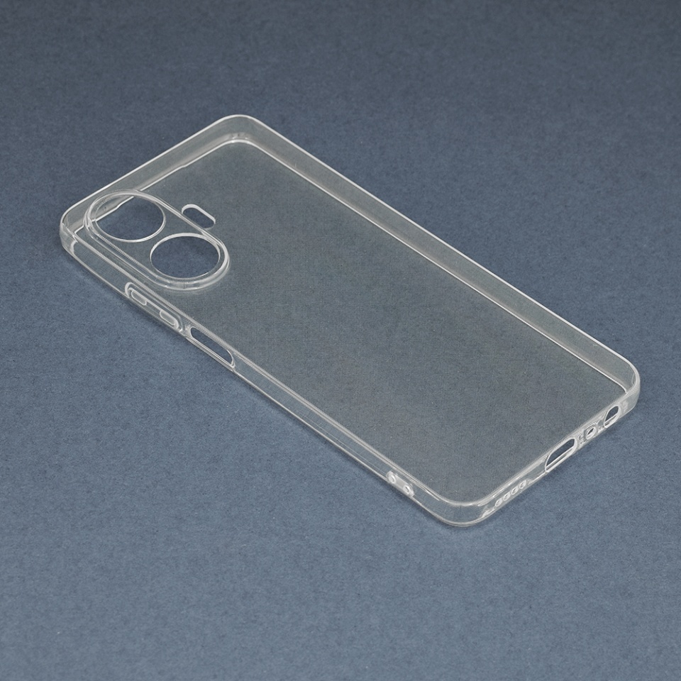 Husa pentru Realme C55, SKYDDAR INNOVATION, ClearGuard, din silicon transparent, set cu sticker, Transparenta - 1 | YEO
