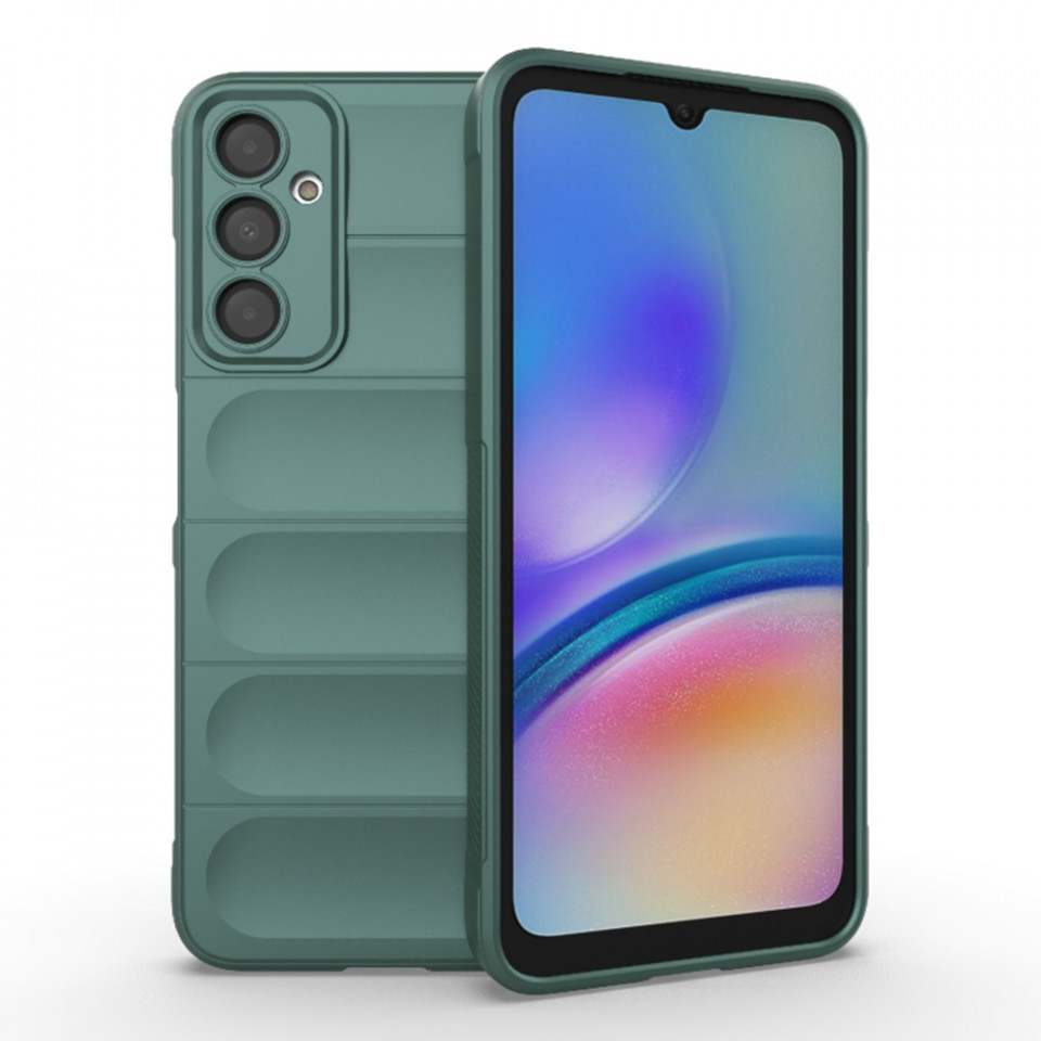 Husa pentru Samsung Galaxy A05s eleganta, din silicon mat, SKDR Vogue - Verde