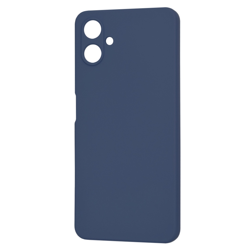 Husa pentru Samsung Galaxy A06 din Silicon Catifelat, Protectie Premium, Skyddar SoftElegance - Bleumarin - 3 | YEO