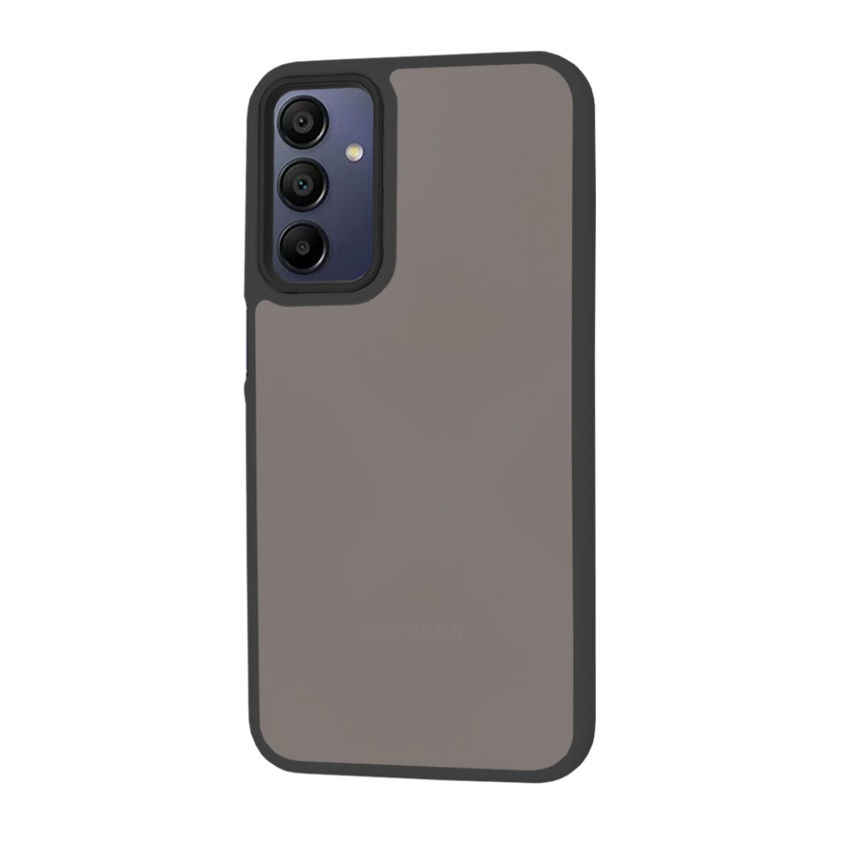 Husa pentru Samsung Galaxy A15 4G / Galaxy A15 5G, SKYDDAR INNOVATION, HaloFrost, AntiSoc, Negru, set cu sticker - 1 | YEO