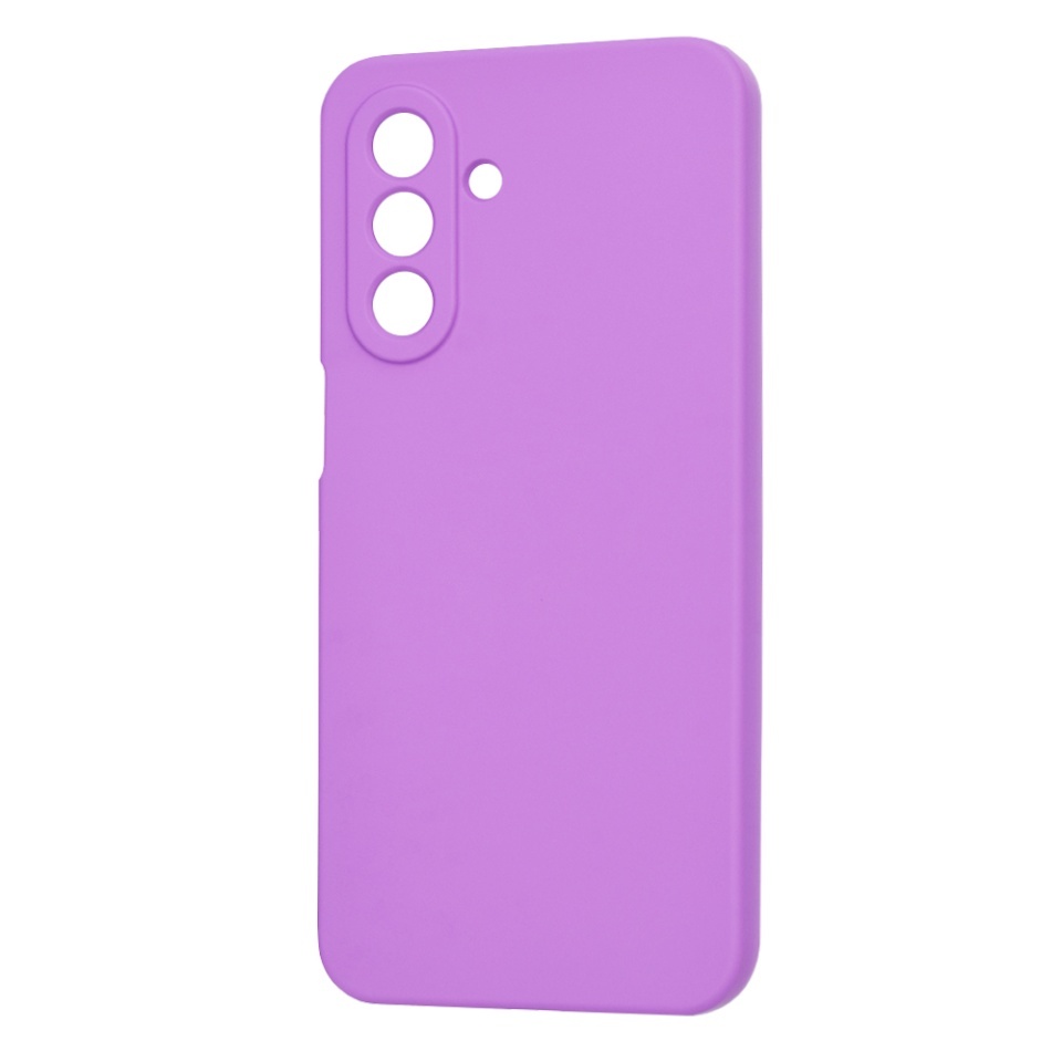 Husa pentru Samsung Galaxy A17 5G, SKYDDAR INNOVATION, din Silicon Catifelat, SoftElegance, set cu sticker, Mov - 3 | YEO