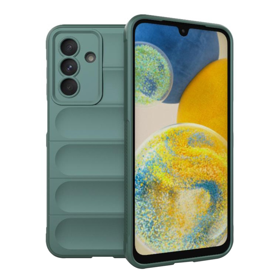 Husa pentru Samsung Galaxy A26 5G eleganta, din silicon mat, Vogue - Verde