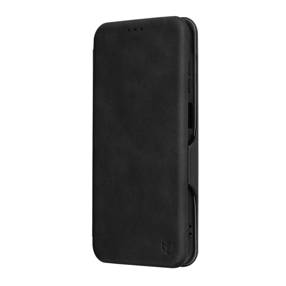 Husa pentru Samsung Galaxy A26 5G tip carte din Piele Ecologica, Suport Carduri, Inchidere Magnetica, Pocket Safe - Negru - 3 | YEO