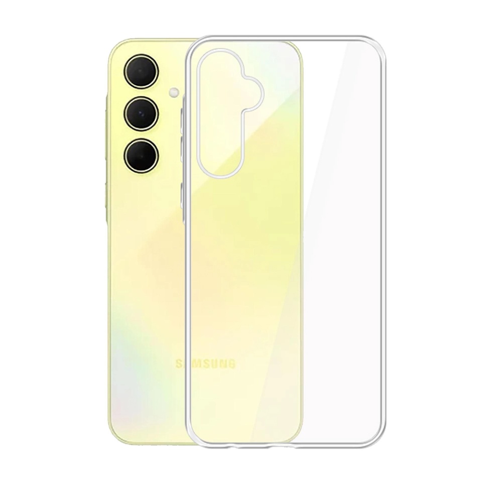 Husa pentru Samsung Galaxy A35 5G, din silicon, 3mk Clear Case, Transparent - 3 | YEO