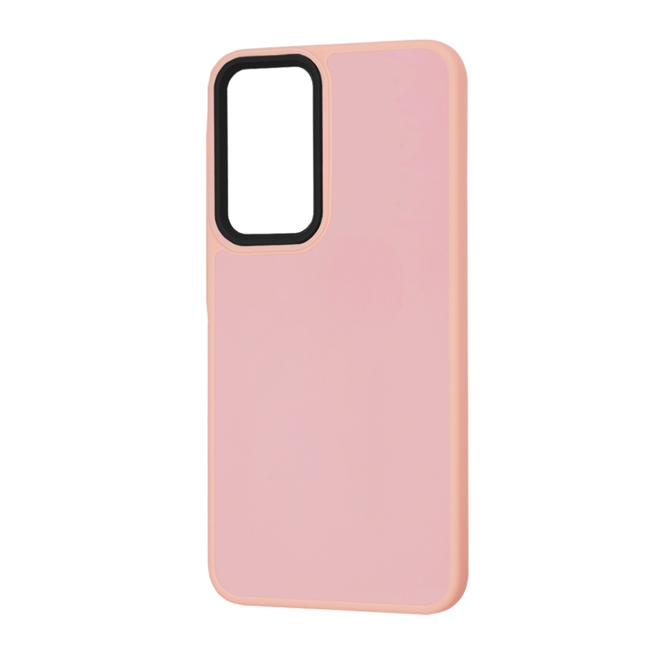 Husa pentru Samsung Galaxy A36 5G, SKYDDAR INNOVATION, HaloFrost, AntiSoc, Roz, set cu sticker - 3 | YEO