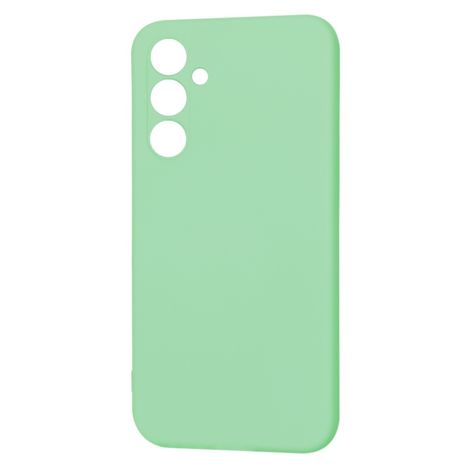 Husa pentru Samsung Galaxy A54, SKYDDAR INNOVATION, din Silicon Catifelat, SoftElegance, set cu sticker, Verde deschis - 3 | YEO