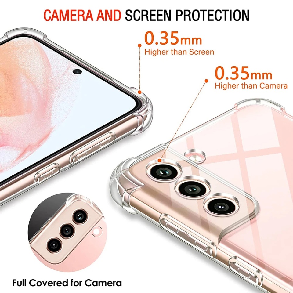 Husa pentru Samsung Galaxy A54 , SKYDDAR INNOVATION, Shockproof Clear din Silicon Slim, Transparenta, set cu sticker - 1 | YEO