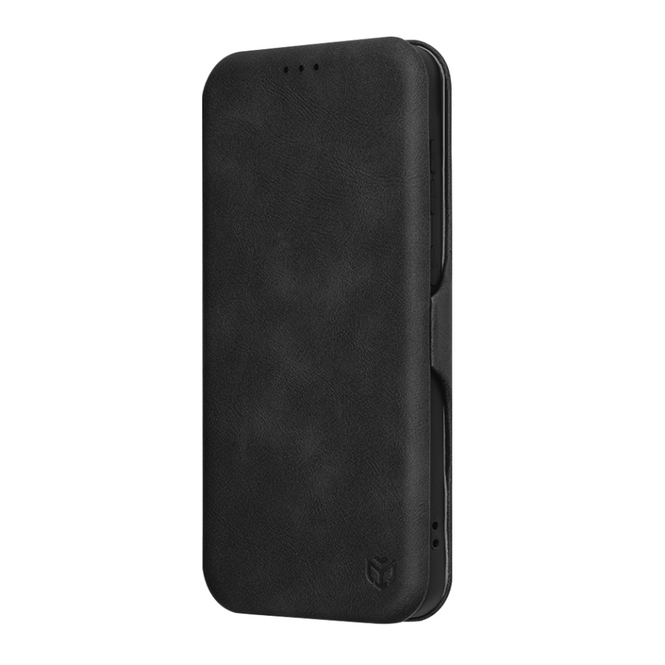 Husa pentru Samsung Galaxy A56 5G tip carte din Piele Ecologica, Suport Carduri, Inchidere Magnetica, Pocket Safe - Negru - 3 | YEO