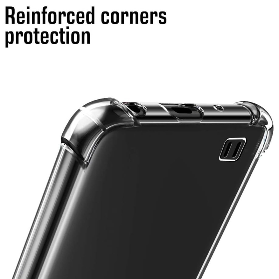 Husa pentru Samsung Galaxy A70 / Galaxy A70s , SKYDDAR INNOVATION, Shockproof Clear din Silicon Slim, Transparenta, set cu sticker - 2 | YEO
