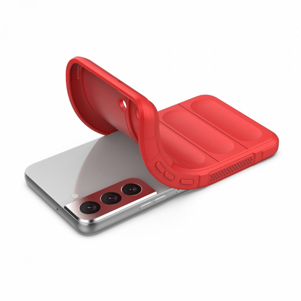 Husa pentru Samsung Galaxy S22 5G eleganta, din silicon mat, SKDR Vogue - Negru - 3 | YEO