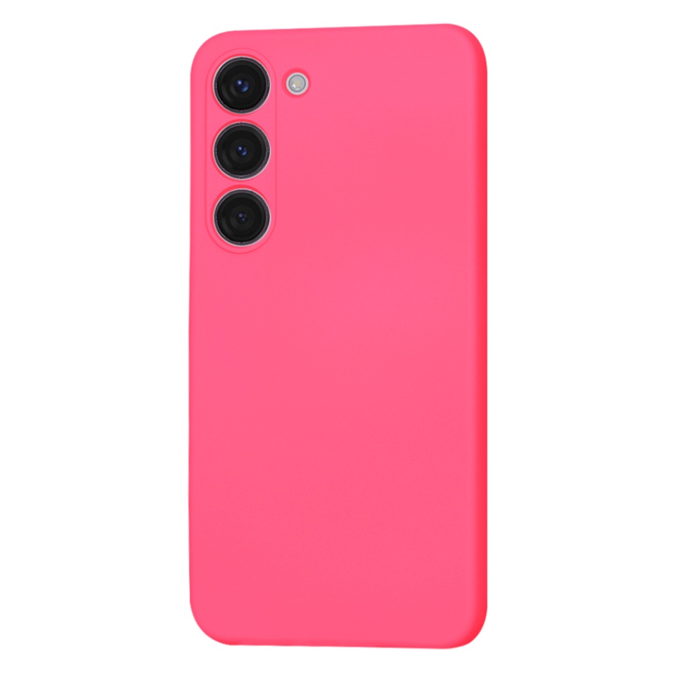 Husa pentru Samsung Galaxy S23 din Silicon Catifelat, Protectie Premium, Skyddar SoftElegance MagSafe - Fucsia - 2 | YEO