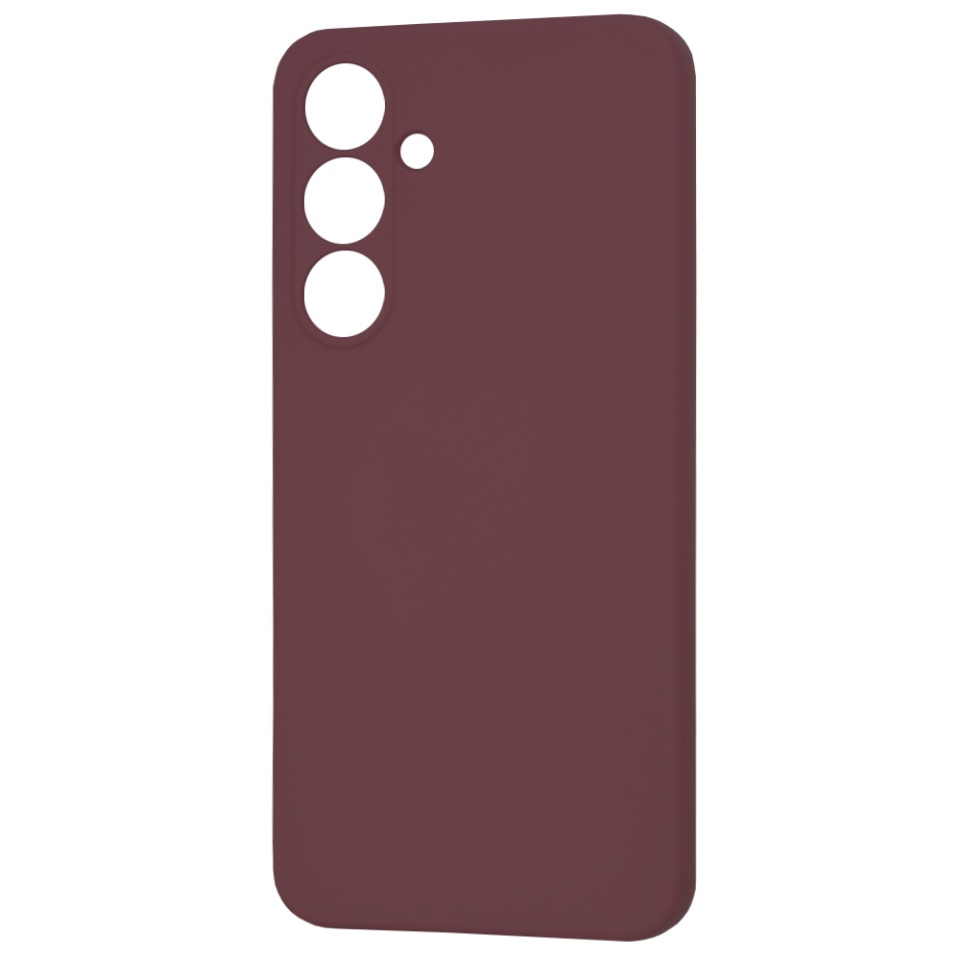 Husa pentru Samsung Galaxy S24 FE din Silicon Catifelat, Protectie Premium, Skyddar SoftElegance Magsafe - Bordo - 2 | YEO