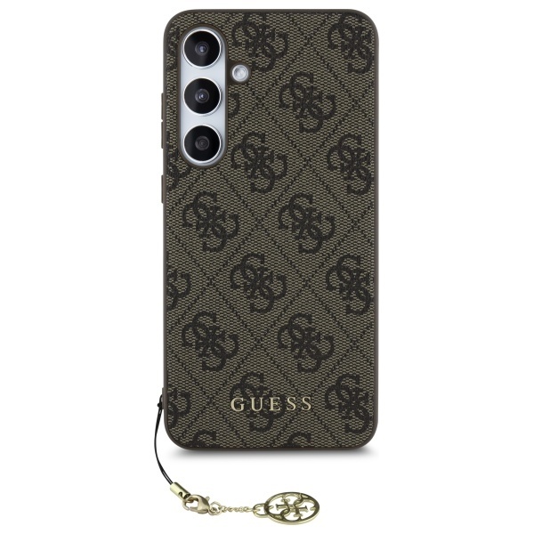 Husa pentru Samsung Galaxy S24 FE Hardcase 4G Charm, Guess - Maro - 3 | YEO
