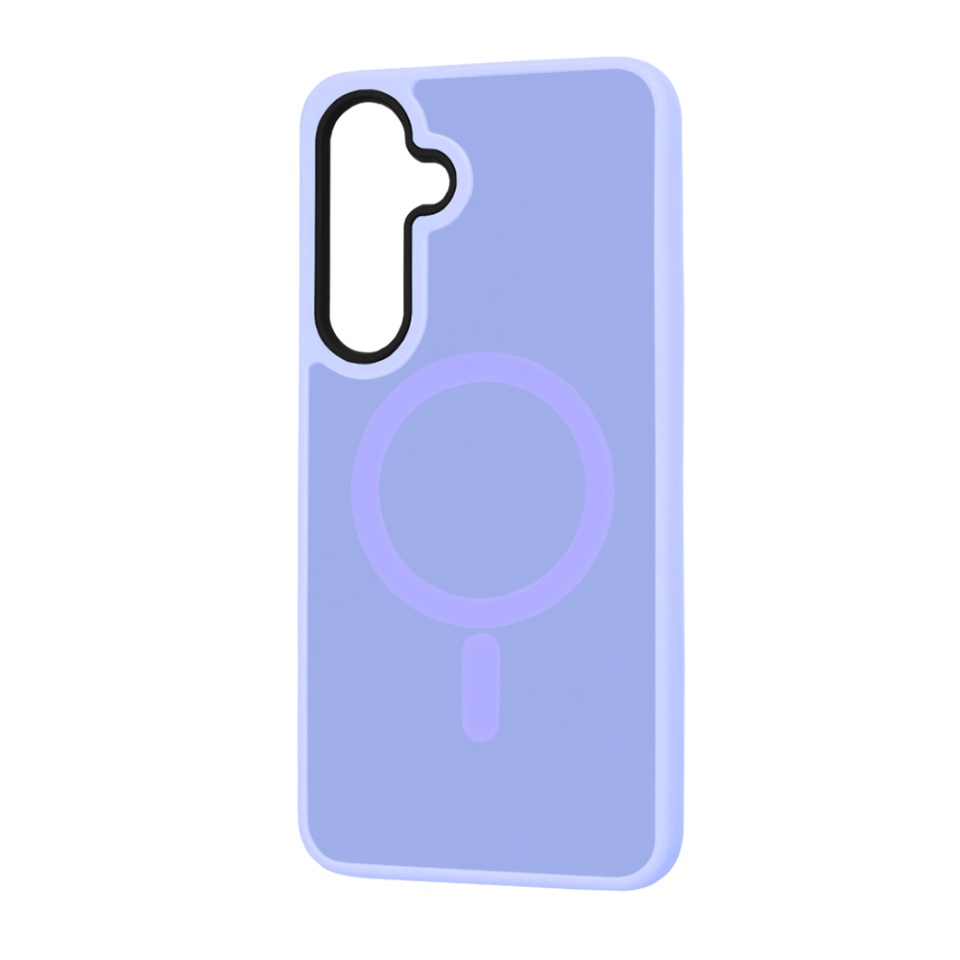 Husa pentru Samsung Galaxy S24 FE Magsafe, ce absoarbe intens socurile, Skyddar Frosted - Mov deschis - 3 | YEO