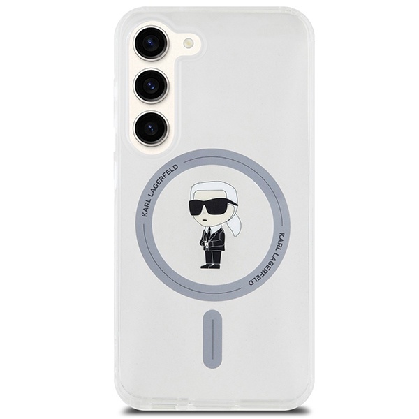 Husa pentru Samsung Galaxy S24, Karl Lagerfeld, IML MagSafe, Transparenta - 2 | YEO