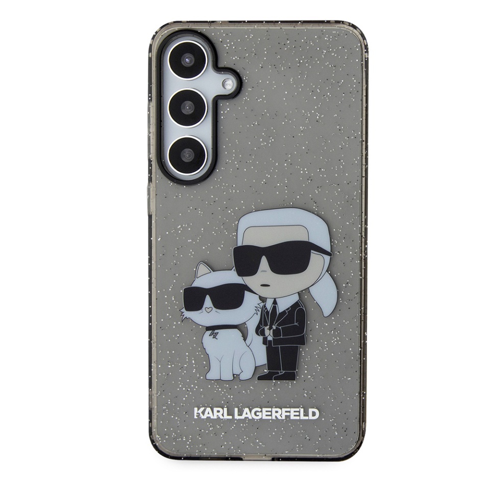 Husa pentru Samsung Galaxy S24 Plus, Hardcase Glitter, Karl Lagerfeld, Albastru - 1 | YEO