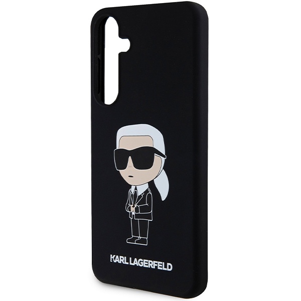 Husa pentru Samsung Galaxy S24 Plus, Silicone, Karl Lagerfeld, Negru - 1 | YEO
