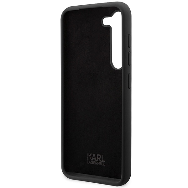 Husa pentru Samsung Galaxy S24 Plus, Silicone, Karl Lagerfeld, Negru - 3 | YEO