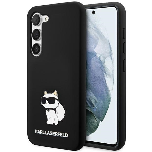 Husa pentru Samsung Galaxy S24, Silicone, Karl Lagerfeld, Negru