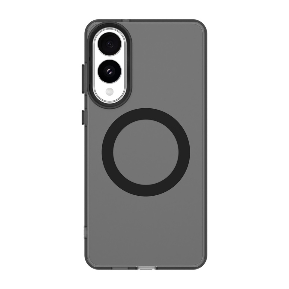 Husa pentru Samsung Galaxy S25 Edge, SKYDDAR INOVATION, CandyCase, Magsafe, set cu sticker, Negru - 1 | YEO