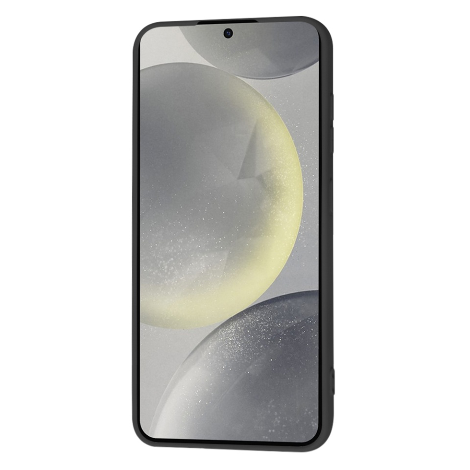 Husa pentru Samsung Galaxy S25 Plus din Silicon Catifelat, Protectie Premium, Skyddar SoftElegance - Negru - 2 | YEO