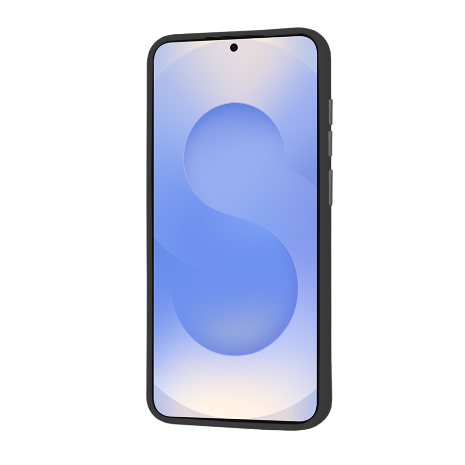 Husa pentru Samsung Galaxy S25, SKYDDAR INNOVATION, HaloFrost MagSafe, Antisoc, set cu sticker, Negru - 1 | YEO