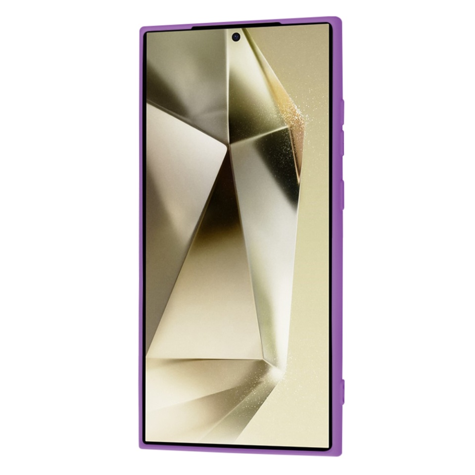 Husa pentru Samsung Galaxy S25 Ultra din Silicon Catifelat, Protectie Premium, Skyddar SoftElegance - Mov - 2 | YEO