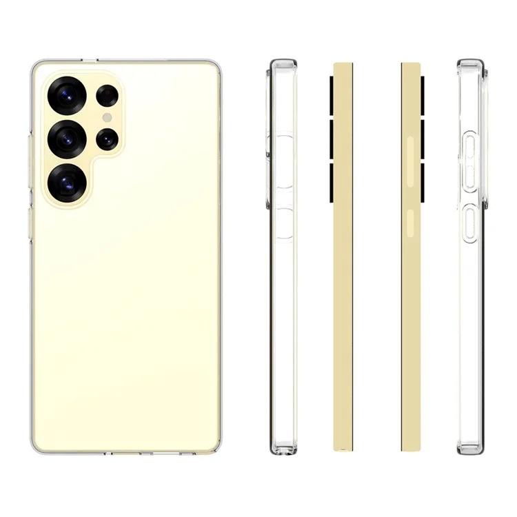 Husa pentru Samsung Galaxy S25 Ultra din silicon transparent, SKDR ClearGuard - Transparent - 1 | YEO