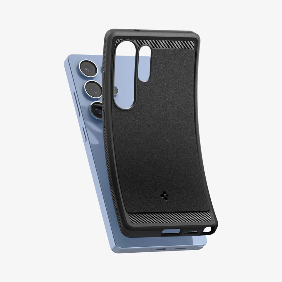 Husa pentru Samsung Galaxy S25 Ultra, Spigen Rugged Armor - Negru - 3 | YEO